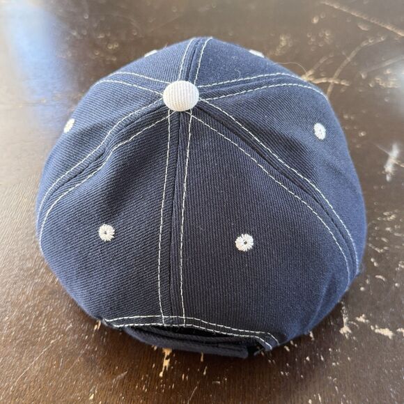 Florida Hat Blue Strap Back Baseball Cap One Size Raised Stitch Lettering Patch - Picture 6 of 10